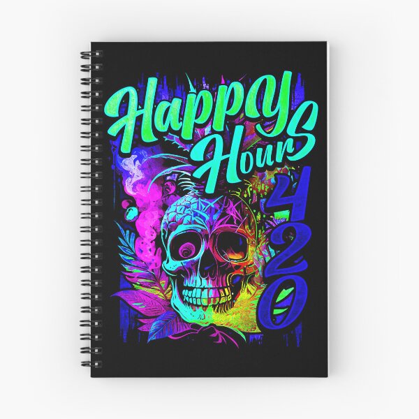 Item preview, Happy Hours 420 Exotic Pineapple Skull designed and sold by MindWave THC.
