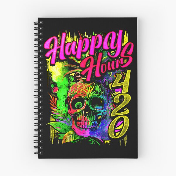 Item preview, Happy Hours 420 Exotic Pineapple Skull designed and sold by MindWave THC.