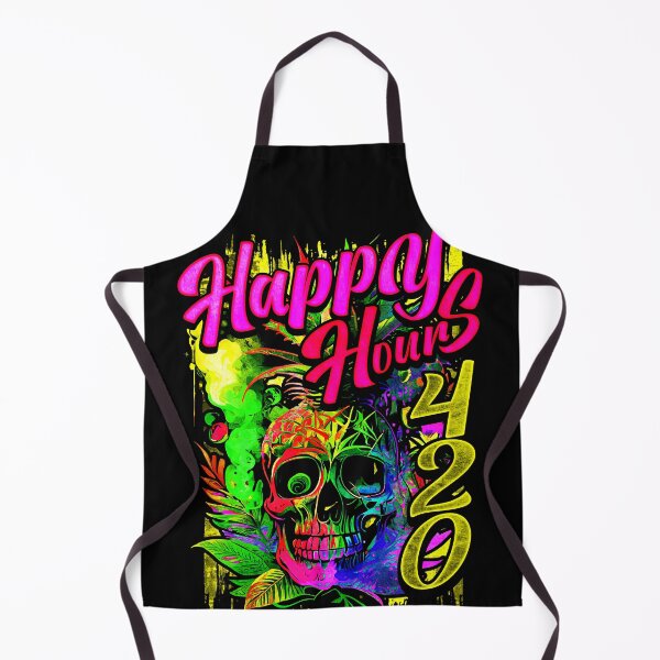 Item preview, Happy Hours 420 Exotic Pineapple Skull designed and sold by MindWave THC.