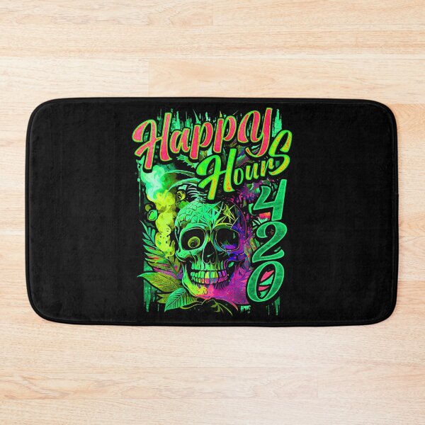 Item preview, Happy Hours 420 Exotic Pineapple Skull designed and sold by MindWave THC.