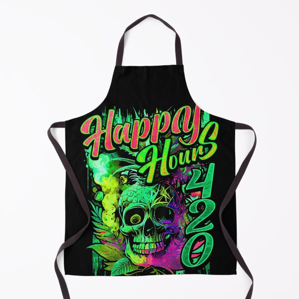 Item preview, Happy Hours 420 Exotic Pineapple Skull designed and sold by MindWave THC.