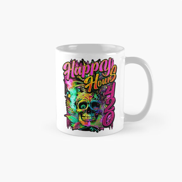 Item preview, Happy Hours 420 Exotic Pineapple Skull designed and sold by MindWave THC.