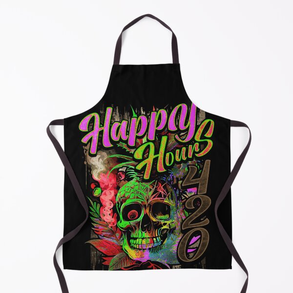 Item preview, Happy Hours 420 Exotic Pineapple Skull designed and sold by MindWave THC.