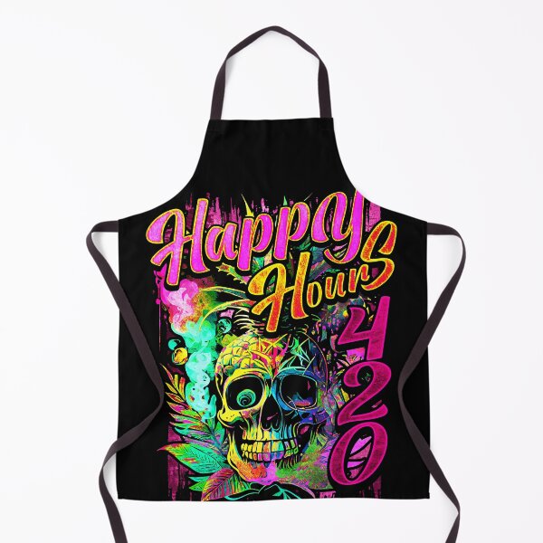 Item preview, Happy Hours 420 Exotic Pineapple Skull designed and sold by MindWave THC.