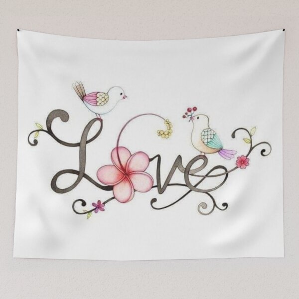 Item preview, love calligraphy designed and sold by ritusdesigns.