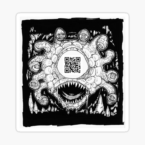 QR of the Beholder Sticker