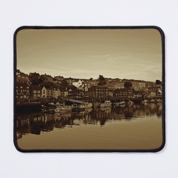 Item preview, Whitby river reflections, sepia designed and sold by paulboizot.