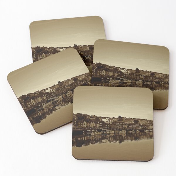 Item preview, Whitby river reflections, sepia designed and sold by paulboizot.