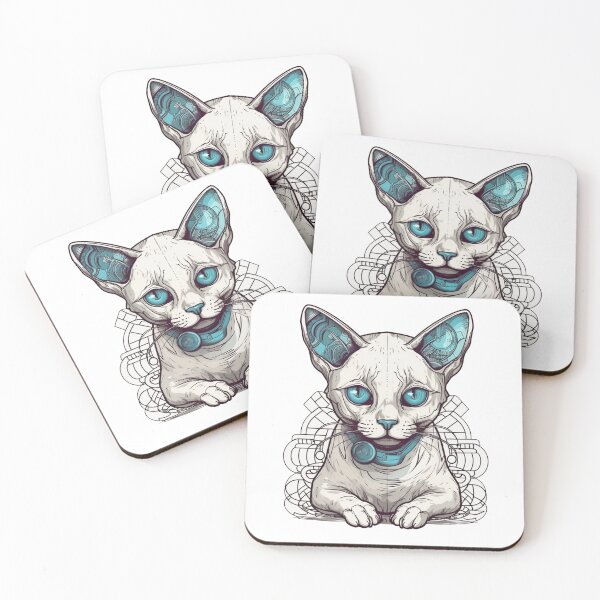 Item preview, Tonkinese Cat Caricature Design - Funny Feline Artwork for Amusing Pet designed and sold by DooodleGod.