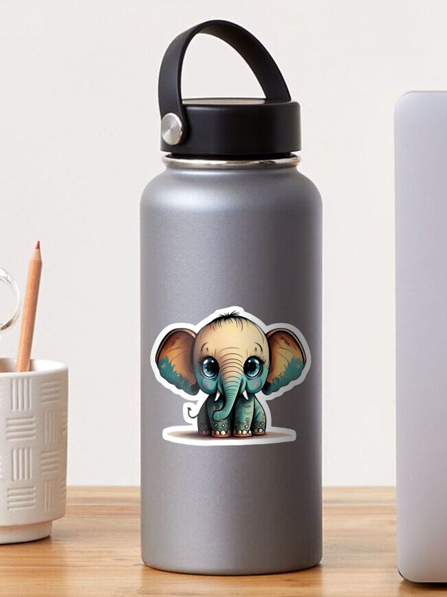 Elephant Tumbler Elephant Water Bottle Elephant Gift Motivational Water  Bottle Stay Fit Drink A Ton Elephant Cup Custom Bottle 