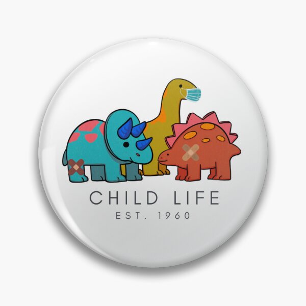 Item preview, medical play CHILD LIFE sticker CCLS dinosaur  designed and sold by E2121.