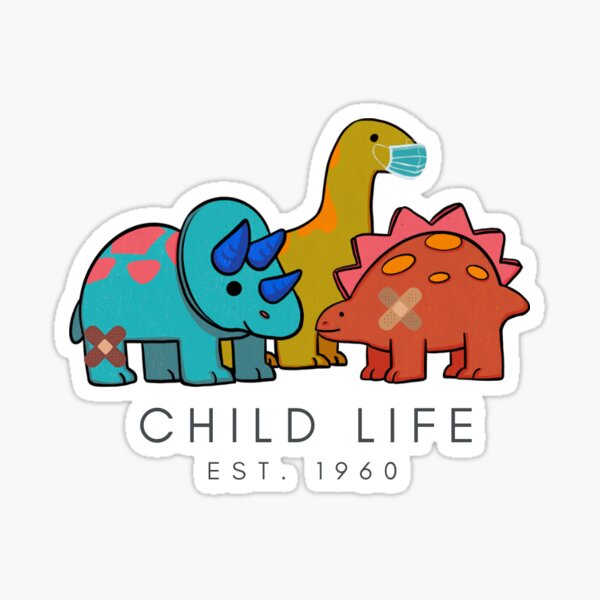 Item preview, jeu médical CHILD LIFE autocollant CCLS dinosaure designed and sold by E2121.