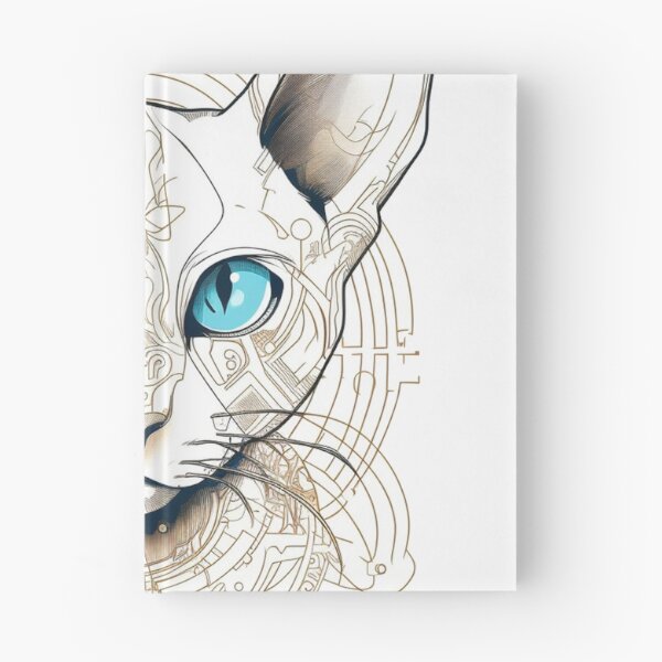 Item preview, TechCats: Futuristic Tonkinese Design - High-Tech Cat Breed File Summary Featuring Advanced Science designed and sold by DooodleGod.