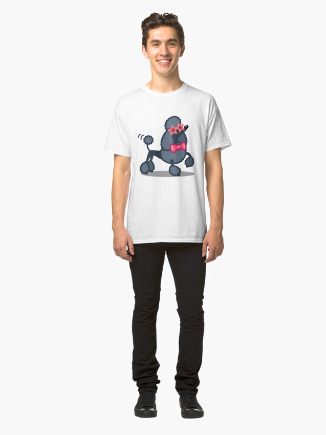Alternate view of Funny Poodle Tshirt - Dog Gift Ideas for Toy Poodle and Miniature Poodle lovers Classic T-Shirt