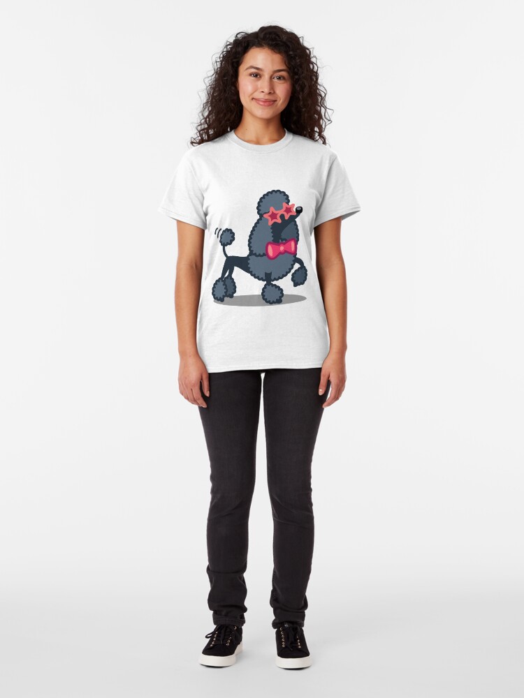 Alternate view of Funny Poodle Tshirt - Dog Gift Ideas for Toy Poodle and Miniature Poodle lovers Classic T-Shirt
