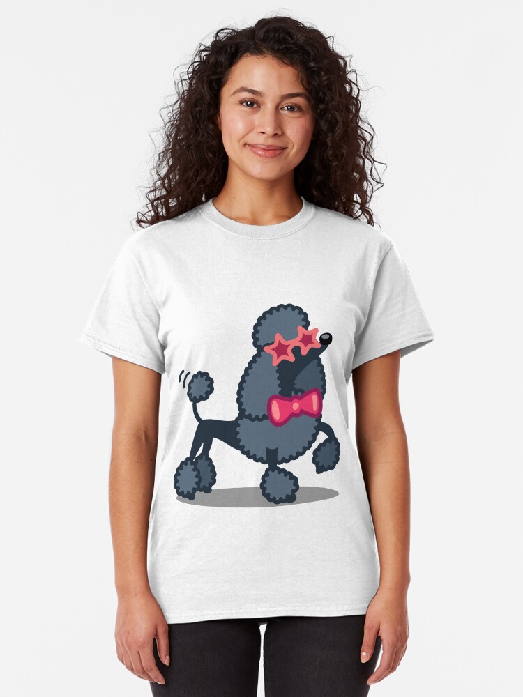 Alternate view of Funny Poodle Tshirt - Dog Gift Ideas for Toy Poodle and Miniature Poodle lovers Classic T-Shirt
