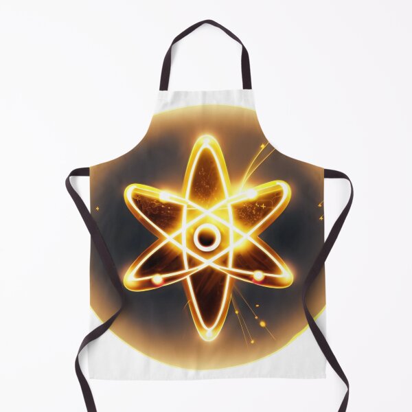 Item preview, Atom Symbol on black background designed and sold by simaso.