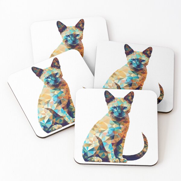 Artikelvorschau, Tonkinese Cat Designs - Aesthetic Feline Art for Creative entworfen und verkauft von DooodleGod.