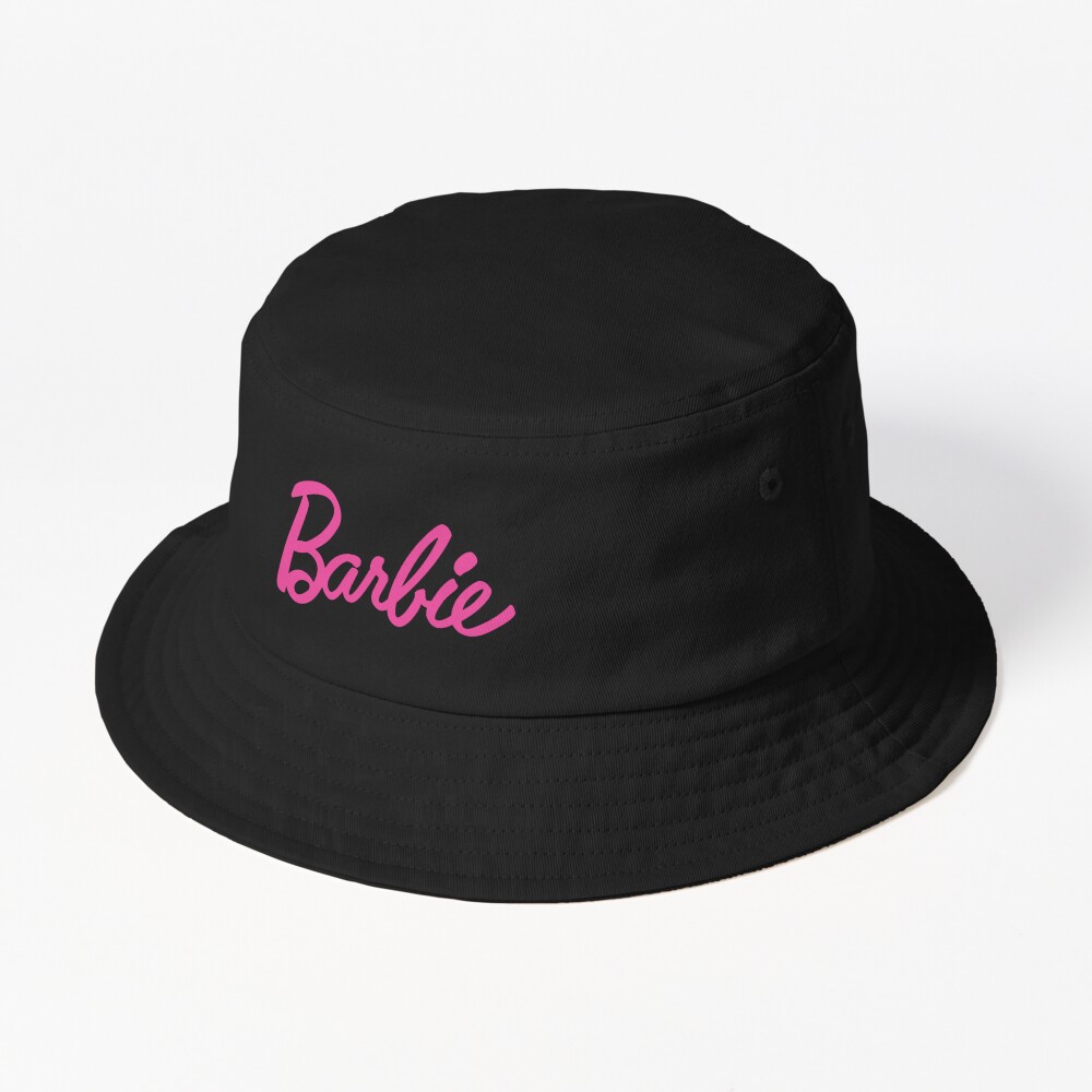 Discover Barbie Print, Barbie pink writing, barbie fan gift, barbie girl Bucket Hat