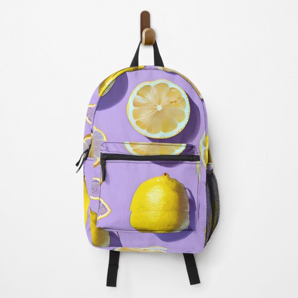 Item preview, Citrus Elegance: Lemons in Harmonious Contrast with a Regal Purple Backdrop designed and sold by OurBarcode.