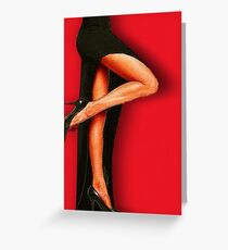 Sexy Pins Also Known As LEGS 1 Greeting Card