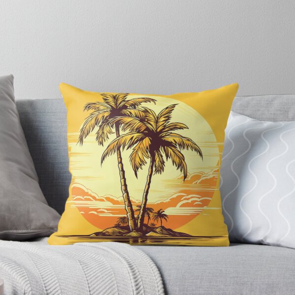 Item preview, Lonely palms on an island, Island Paradise designed and sold by PrintDesignLab.