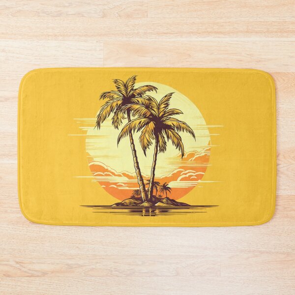 Item preview, Lonely palms on an island, Island Paradise designed and sold by PrintDesignLab.