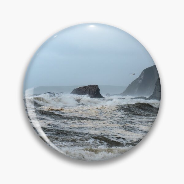 Item preview, Stormy weather at Ayrmer Cove Devon designed and sold by Susan Reilly.