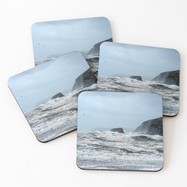 Item preview, Stormy weather at Ayrmer Cove Devon designed and sold by Susan Reilly.
