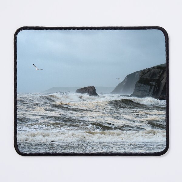 Item preview, Stormy weather at Ayrmer Cove Devon designed and sold by Susan Reilly.