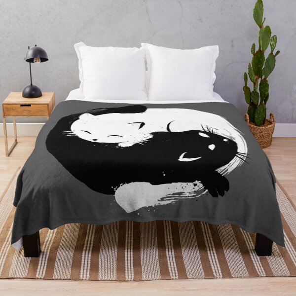 Item preview, yin yang cat designed and sold by zoezowie79.