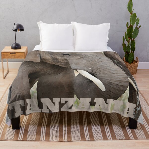 Item preview, Elephant - Tanzania Poster designed and sold by ryanstravels.