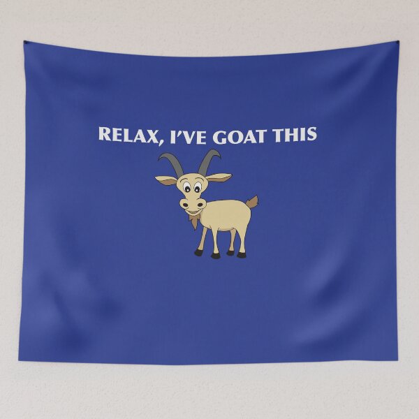 Item preview, Relax I've Goat This Funny Goat Happy Goat Mountain Rustic Goat Goat Lover Charm Gift designed and sold by TeesByDesign.