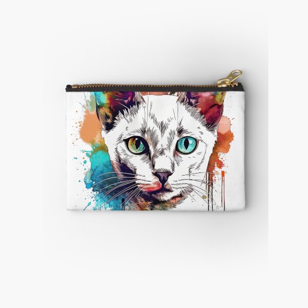 Item preview, Tonkinese Feline Mixed Media Art: Expressive Design Mastery by Tonk Artistry designed and sold by DooodleGod.