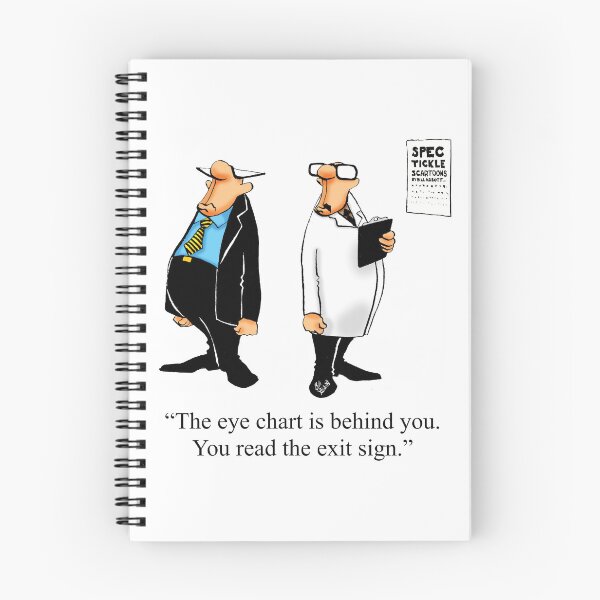 Item preview, Funny Spectickles Optician Eye Test Humor designed and sold by abbottoons.