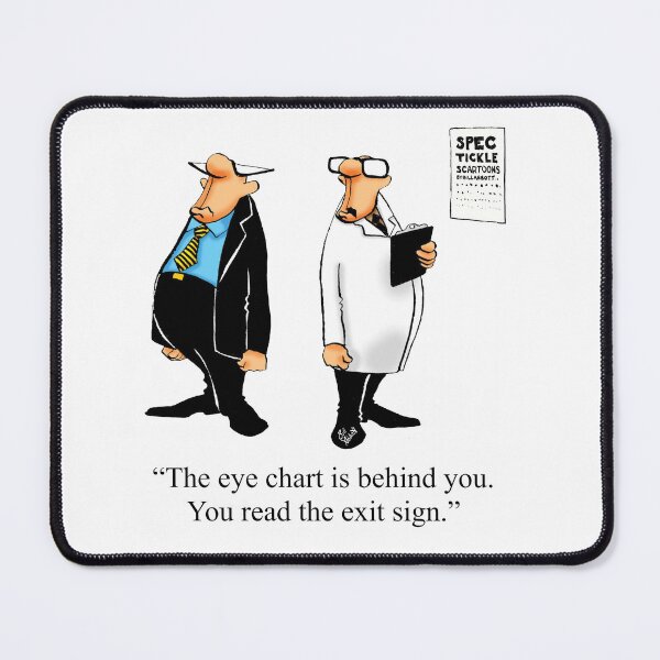 Item preview, Funny Spectickles Optician Eye Test Humor designed and sold by abbottoons.