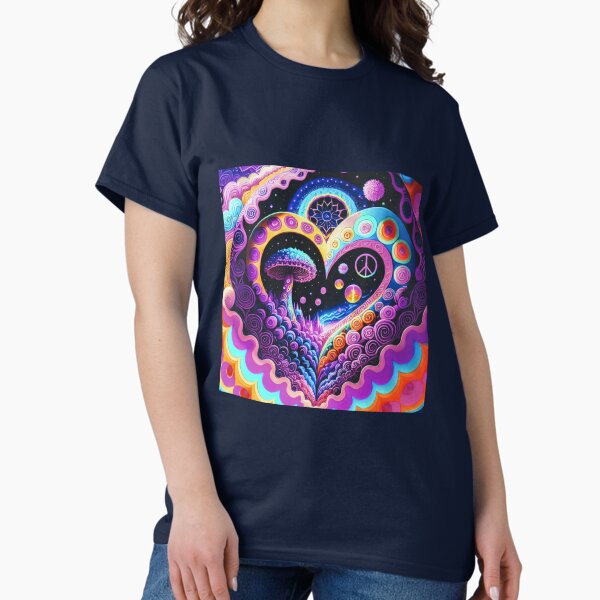 Item preview, Peace, Love, and Mushrooms designed and sold by Digital-Fusion.