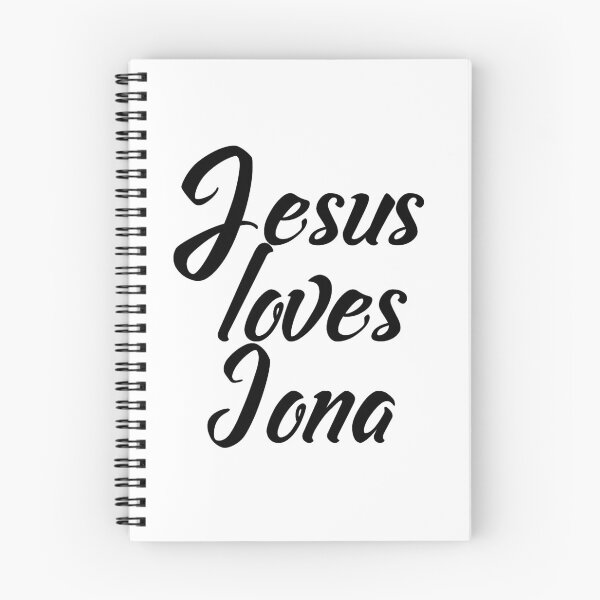 Item preview, Jesus loves Iona designed and sold by Shalomjoy.