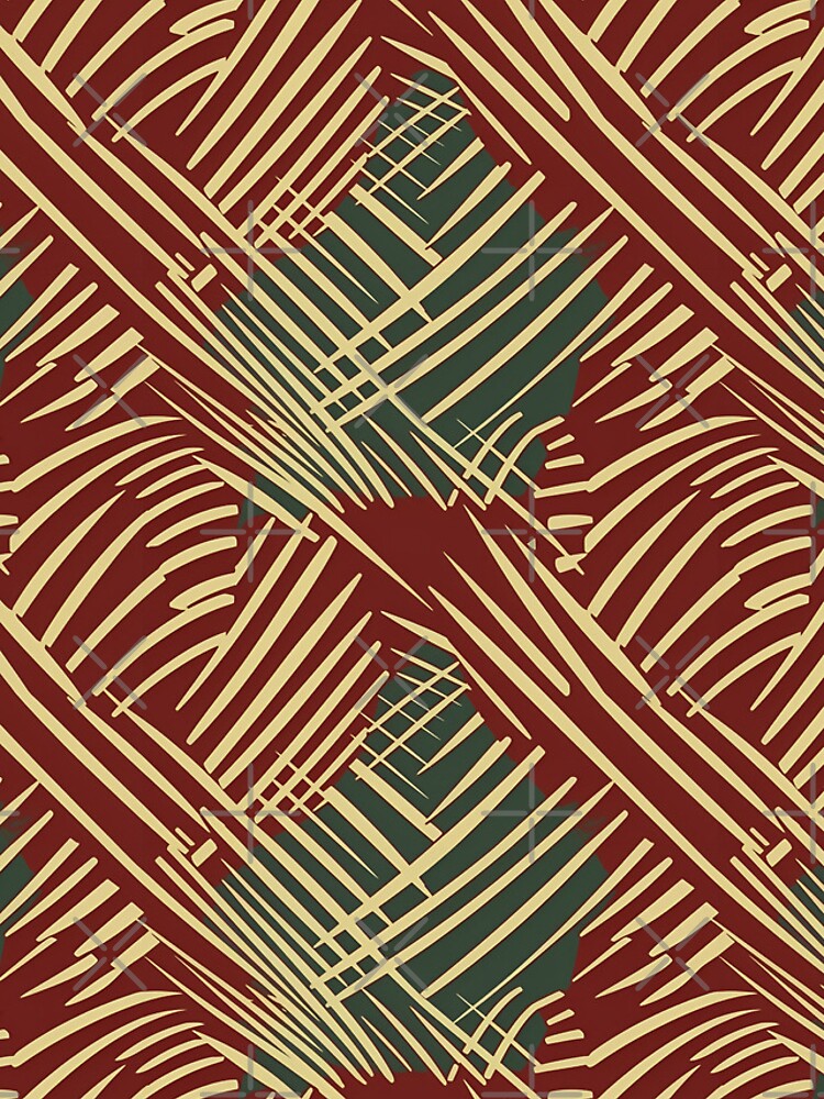 Thumbnail 4 of 4, iPhone Case, Green Red Abstract Retro Rays designed and sold by Sturdust.