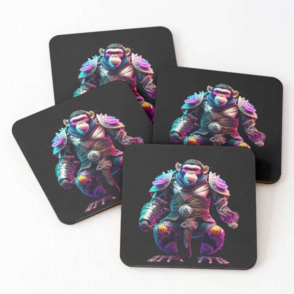 Item preview, Cyberpunk Apes in Samurai Armor 2 designed and sold by Finity Atelier.