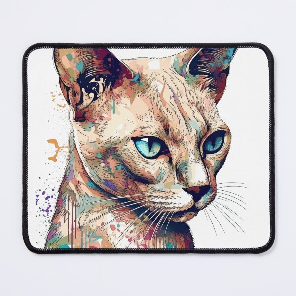 Artikelvorschau, Feline Fusion Art: Tonkinese Mixed Media Techniques for Playful Expression entworfen und verkauft von DooodleGod.