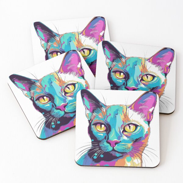 Item preview, Tonkinese Pop-Art Design: Nuzzle-closure File for Your Cute and Playful designed and sold by DooodleGod.