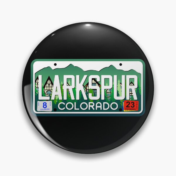 Item preview, Colorado License Plate - LARKSPUR 2023 designed and sold by RonTo.