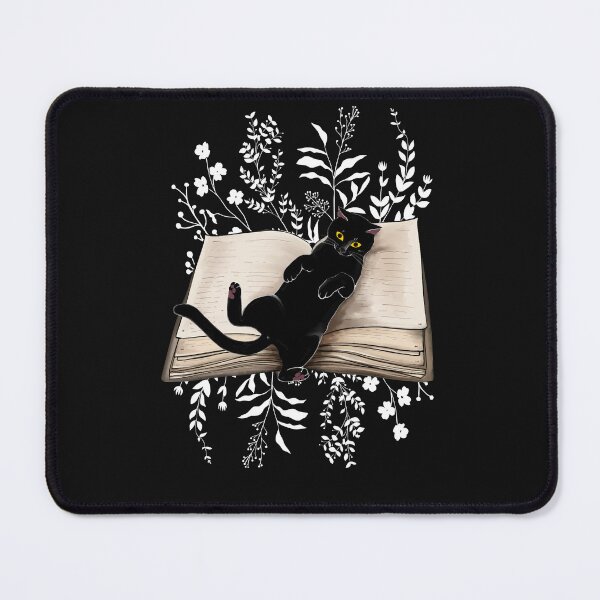 Item preview, Mastering the Art of Feline Relaxation: Unleashing Your Inner Chill Cat, flowers growing from book, cats and books lovers designed and sold by Collagedream.