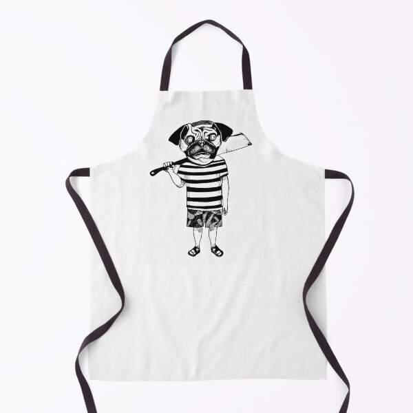 Item preview, Pugsley the Pug Cleaving Time designed and sold by wanderingfools.