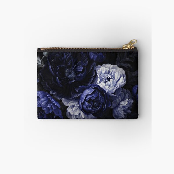 Item preview, Vintage Moody Floral Blue Baroque Botanical Night Garden Nightgarden designed and sold by UtArt.