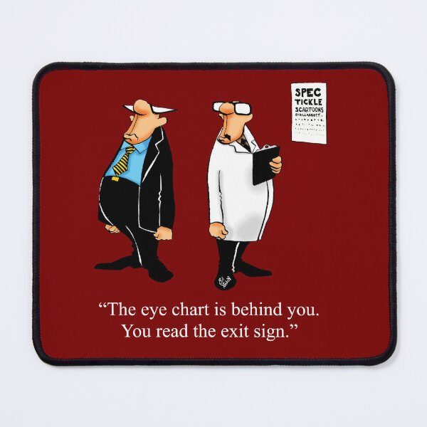 Item preview, Funny Spectickles Optician Eye Test Humor designed and sold by abbottoons.