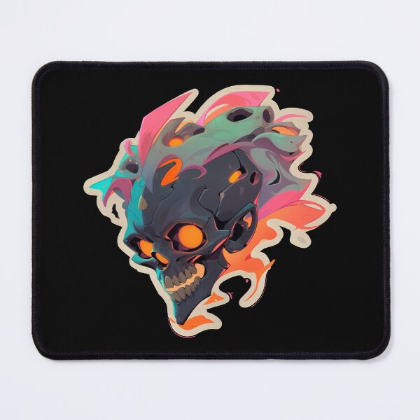 Item preview, Cyperpunk skull designed and sold by Hasan Habeeb.