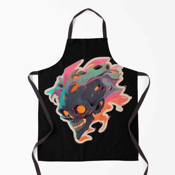 Item preview, Cyperpunk skull designed and sold by Hasan Habeeb.