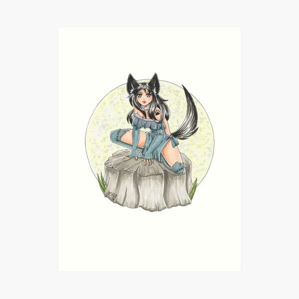 Moon Guardian Art Print